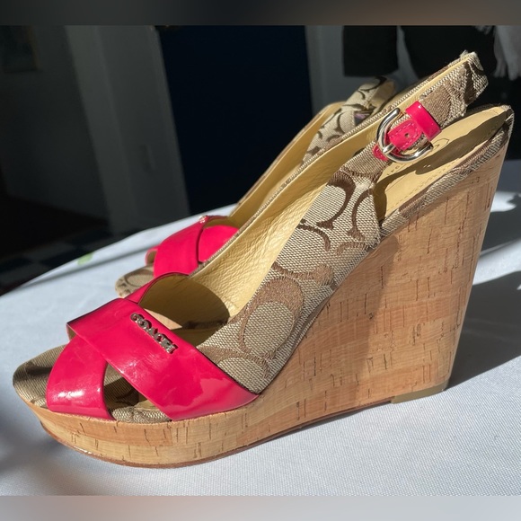 Coach wedge sandals - Picture 1 of 4